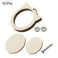 thumbnail image 3 of 10Pcs Mini Embroidery Hoop Tiny Round Cat Cross Stitch Hoops Small Wood Ring Circle for Pendant Keychain, 3 of 6