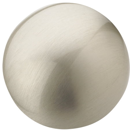 Allison Round Drawer Knob in Satin Nickel Finish Set of 10