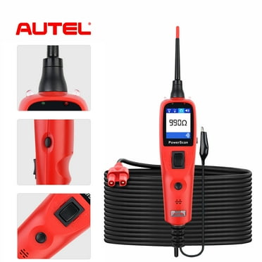 Autel Powerscan PS100 Power Circuit Probe Kit,Automotive Circuit Tester, Electrical System Diagnosis Tool Car Voltage Tester Digital Voltmeter Red