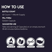 Angry Supplements Monster Test PM Night-Time Testosterone Booster and Sleep Aid (60 Count)