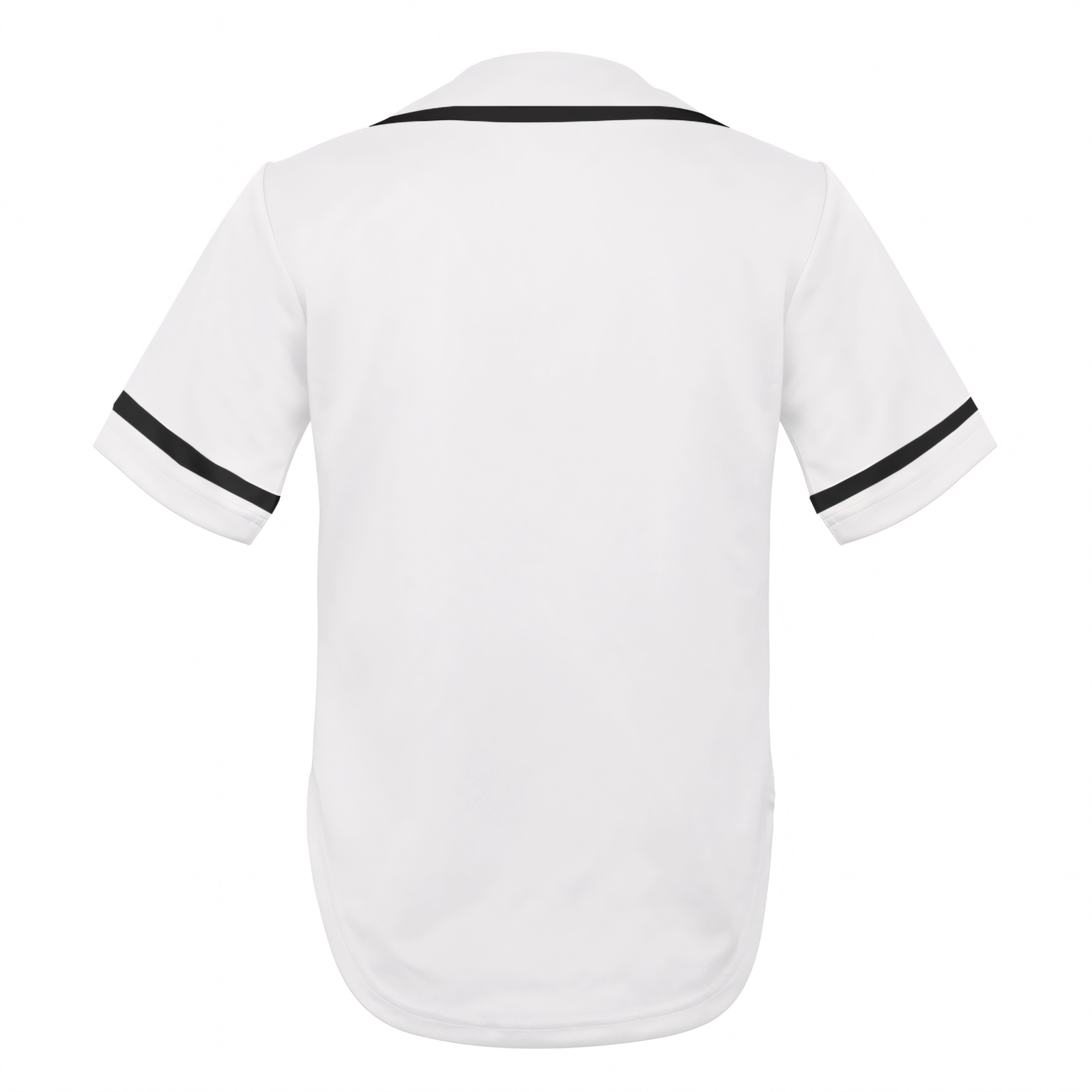 TOPTIE Women's Baseball Jersey Hip Hop Hipster Button Down Baseball T-Shirt-white black-S
