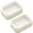 Z-2_White (2PCS), variant on Blue Double Deck Soap Dish With Draining Tray, Bathroom Soap Holder Case, By Meiiso, Large Inventory!