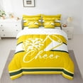 thumbnail image 2 of Homewish Girly Dreamy Dance 7 Pieces Bedding Comforter Set For Female Men Teens,Cheer Team Full Bedding Set Lightweight,Sport Theme Fitted Sheet Flat Sheet,Breathable Home Decor,Reversible, 2 of 8