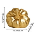 thumbnail image 3 of DAMAI Gold Pumpkins Decor,Small Resin Artificial Pumpkin Ornaments for Fall Halloween Thanksgiving Home Decoration,Golden Harvest Pumpkins for Fall Halloween Thanksgiving Decorations, 3 of 6