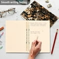 thumbnail image 4 of FORMRS 1-Subject Spiral Notebook 8" x 5" College Ruled 60 Refillable Sheet A5 Hard Cover, 2 Pack, Metallic Flower, 4 of 7