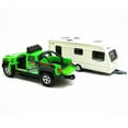 thumbnail image 3 of Camioneta Remolque Remolque De Juguete Camper 2 En 1 Playset Rv Autocaravana Juguetes Para Niños Modelo De Coche Fundido A Presión Coches De Juguete De Metal Escala 1/36 Puertas Suv Luz Abierta Sonido, 3 of 5