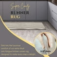 thumbnail image 5 of Ultra-Soft Anti Fatigue Kitchen Mat - High-Density Foam, Non-Slip, Easy to Clean - Cushioned Comfort for Prolonged Standing, Beige Kitchen Floor Runner, 20x48 Inches, 5 of 6