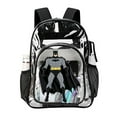 thumbnail image 7 of Batman Clear Backpack Heavy Duty Transparent Backpack See Through Book Bag for College School Travel Work Sports, 7 of 7