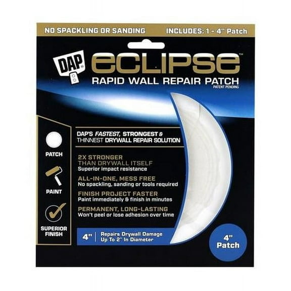 4 in. 09163 Eclipse Rapid Wall Repair Patch - Pack of 6
