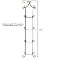 thumbnail image 2 of Regalla Plate Rack Antique Bronze 4 Plate, 2 of 3
