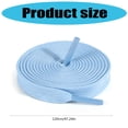 thumbnail image 3 of Multipurpose Flat Polyester Shoe Laces For Sneakers Gym Footwear Shoe Strings 120cm Nontoxic Fabric Color Design, 3 of 8
