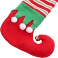 thumbnail image 4 of Observaciones: 4 piezas de suministros de decoración de tela de elfo navideño fundas para patas de mesa decoración de mesas de comedor y fundas para sillas 42x17cm Material: ANGGREK Otros, 4 of 8
