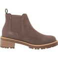 thumbnail image 6 of Blondo Mayes Dark Taupe Suede Waterproof Rounded Toe Pull On Fashion Ankle Boots (DK Taupe, 9.5), 6 of 6