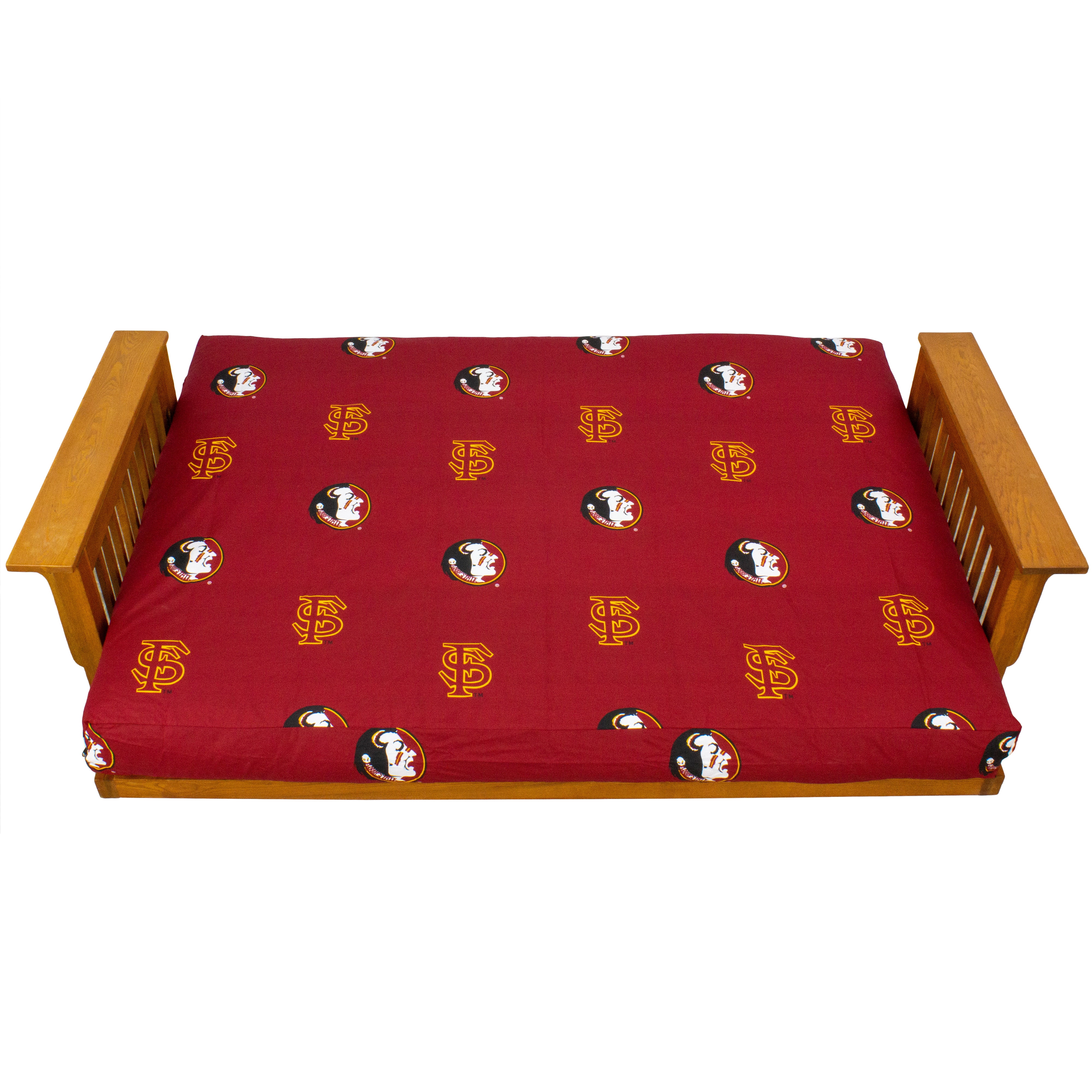 Florida State Seminoles Futon Cover - Full size fits 6 and 8 inch mats