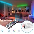 thumbnail image 3 of Kit de luces de tira LED a prueba de agua 2x5m (Total 32.8ft) 5050 RGB Tiras de 300led Iluminación Tira de luces que cambian de color FlexibColor para la decoración del hogar del dormitorio Adepaton CJWUS-2119, 3 of 8