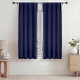 thumbnail image 1 of Blackout Cortinas, Cortinas Blackout Térmicas Aislantes 42x63 Pulgadas, Cortinas Oscurecedoras con Bolsillo para Barra para Sala de Estar y Recámara, Juego de Paneles de Tratamiento de Ventanas con R, 1 of 7