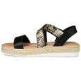 thumbnail image 3 of Journee Womens Caroline Strappy Espadrille Sandals, 3 of 9