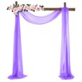 thumbnail image 1 of 1Pc/2Pcs 70*550cm Elastic Chiffon Arch Drapery For Wedding Decoration Stage Background Cloth Gauze Curtain, 1 of 8