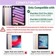 thumbnail image 2 of Funda con teclado FUWANG para iPad Mini 7/6 8,3 pulgadas retroiluminada, 2 of 9