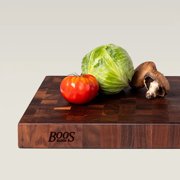 John Boos CCB Reversible Wood Chopping Board, 18 x 12 x 1 3/4, Walnut