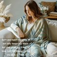 thumbnail image 6 of Tropical Leaves Fleece Blanket Gifts for Adults and Kids, Colorful Botanical Cozy Throw Blanket, Soft Warm Plush Boho Blanket for Home Decor, 60x80 Inches, 6 of 6
