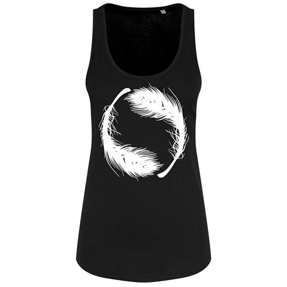 Grindstore Womens Yin Yang Feathers Floaty Tank