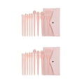 thumbnail image 4 of Vogacara 10 Uds. De brochas de maquillaje de belleza con mango largo, herramientas portátiles de cosméticos en polvo para el hogar, viajes Type2 NO2 Vogacara CBP273486, 4 of 6