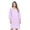 Flower Purple, variant on Casual Nights Women's Flannel Floral Long Sleeve Nightgown