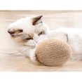 thumbnail image 1 of Dosaele 1pc Natural Linen Rope Pet Ball Cat Toys  Durable For Teeth Grinding  Sound Making For Self-Entertainment  Suitable For Cats, 1 of 7