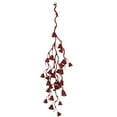 thumbnail image 1 of Admired by Nature GXW5926-RED 28 in. Glitter Bell Hanging Spray&44; Rouge, 1 of 1
