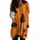 thumbnail image 1 of Camisones Naranjas de Halloween con Diseño de Murciélagos para Mujer, de Larga, Suaves, para Estar en Casa. Flor º 3 XXXL, 1 of 3