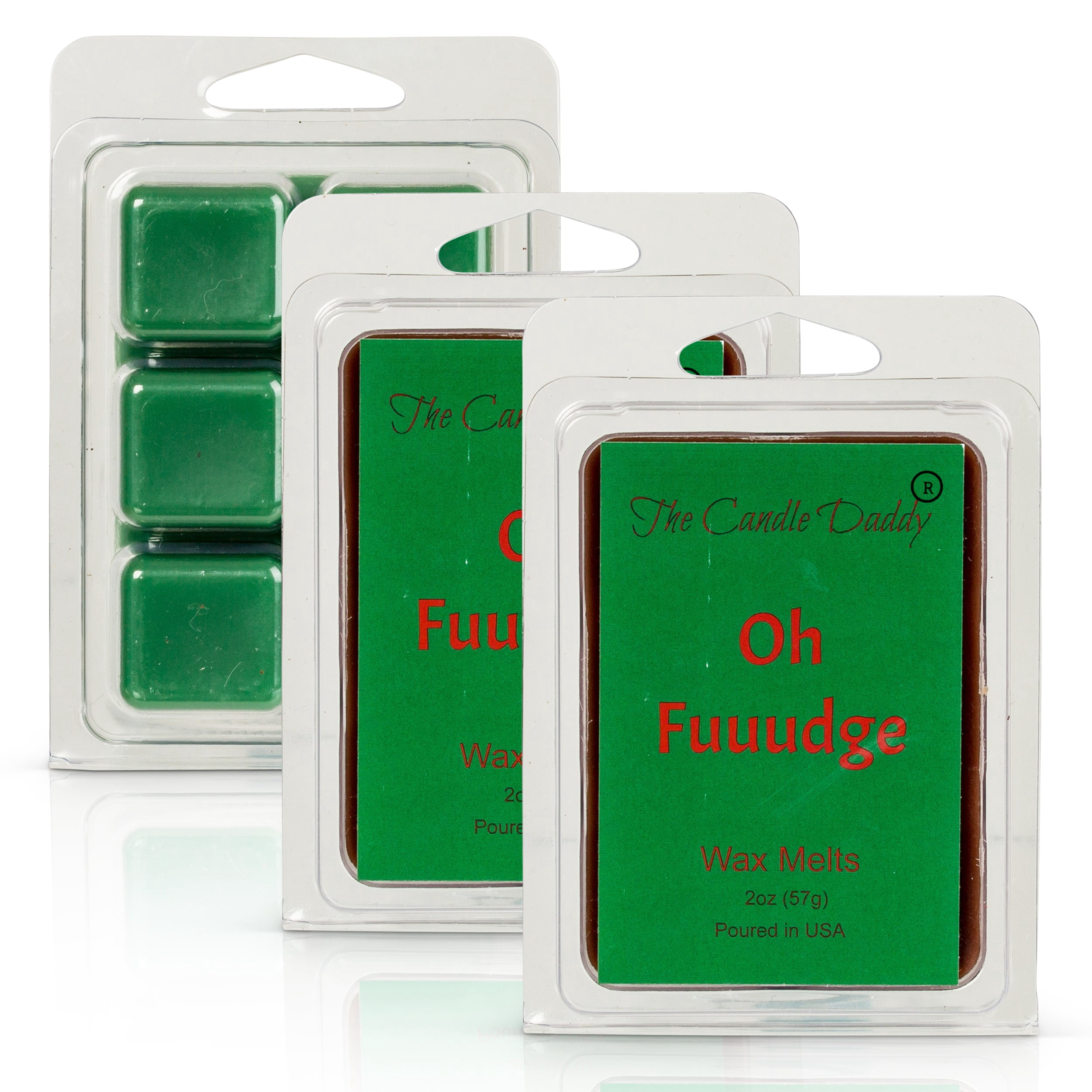 Oh Fuuudge!- Funny Christmas Chocolate Fudge Scented Wax Melts - 1 Pack - 2 Ounces - 6 Cubes