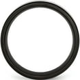 thumbnail image 2 of Titanium Brushed Center Black Ip-Plated 8mm Beveled Edge Band (Size 11.5) Made In China tb240-11.5, 2 of 5