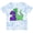 Tie Dye Blue, variant on Inktastic 2nd Birthday Dinosaur Boys Toddler T-Shirt