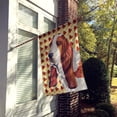 thumbnail image 2 of Carolines Treasures SC9212-FLAG-PARENT Basset Hound Fall Leaves Portrait Flag  multicolor, 2 of 2