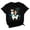 Black, variant on Active Tops Women Hanukkah Graphic T Shirt Casual Short Sleeve Top with Inspirational Letter Print for Everyday Comfort and Festive Holiday Celebration – Women’s Tee Blue S