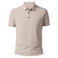 thumbnail image 3 of Men's Shirts Short Sleeve Regular Fit Casual Business Golf Khaki Basic Beach Collared Shirts XXXXL, 3 of 7