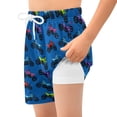thumbnail image 4 of joogoo Motorcycle Blue Boys Swim Trunks Beach Swimsuit Shorts Boxer 12-13Y, 4 of 8
