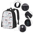thumbnail image 4 of Daiia Dachshund Dog Puppy Backpack for Men and Women -Durable Backpack Large Capacity, Water-Resistant Bag with Adjustable Straps and Laptop Compartment, 4 of 9