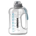 thumbnail image 1 of Botella de agua de gran capacidad, botella de agua deportiva reutilizable Tritan sin BPA (1500ml)., 1 of 5