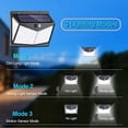 thumbnail image 4 of Lámpara De Seguridad De Jardín Con Sensor De Movimiento De Luces Con Energía Solar Led Para Exteriores sonducket HA018596-00, 4 of 5
