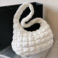thumbnail image 1 of Bolso bandolera para mujer Bolso en la nube Gran capacidad Viaje Camping (Blanco), 1 of 7
