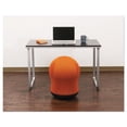 thumbnail image 2 of UrbanPro Transitional Swivel Ball Office Chair in Orange, 2 of 2