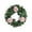 Pink, variant on Artificial Greenery Wreath with Roses - Year-Round Indoor Outdoor Home Decor for Front Door & Wall - Durable Floral Arrangement for Four-Season Ambiance, 16.5in/42cm, Pink