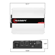 Taramps DS 4000x4 2 Ohm 4000 Watts Rms 4 Channels of 1000x4 Watts Car Audio Amplifier Class D Full Range Crossover Fixed RCA/High Level Input System