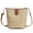 Brown, variant on BadPiggies Women Straw Bucket Shoulder Bag Summer Beach Handbag Woven Zipper Purse (Brown)