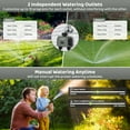 thumbnail image 2 of WiFi Sprinkler Timer, AUOSHI Smart Water Timer for Garden Hose, 2 Outlets, Automatic Irrigation System with WiFi Hub, up to 20 Watering Plans, APP Control, Work with Alexa and Google Assistant, 2 of 8