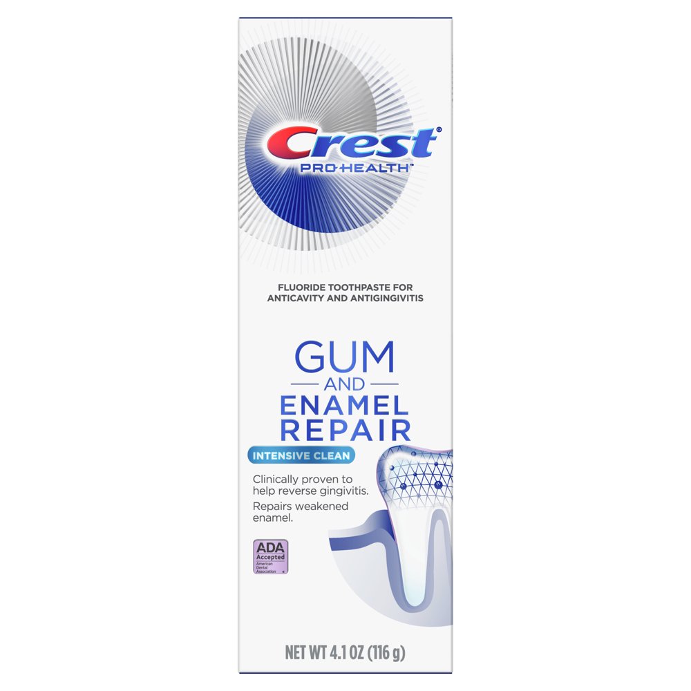 Crest Gum and Enamel Repair Toothpaste, Intensive Clean, 4.1 oz