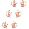 thumbnail image 1 of Replacement Soft Silicone Ear Buds Medium Earmold For Walkie Talkie Air Acoustic Earpiece Headset (pack Of 3 Pairs), 1 of 5