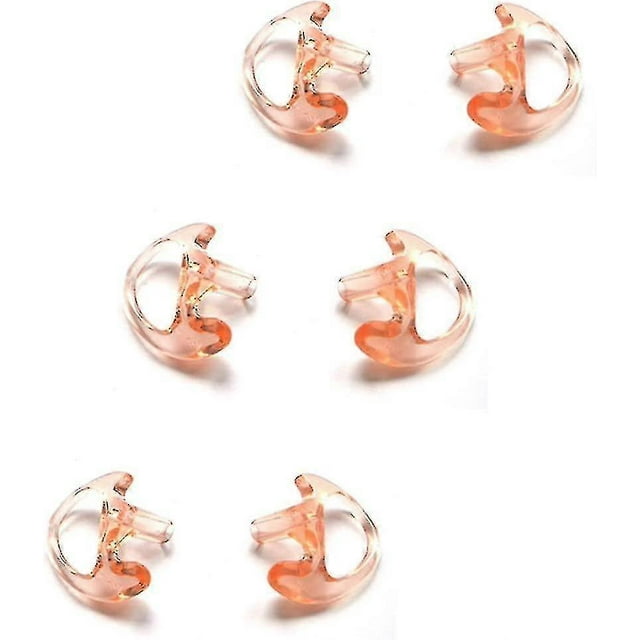 Replacement Soft Silicone Ear Buds Medium Earmold For Walkie Talkie Air Acoustic Earpiece Headset (pack Of 3 Pairs)